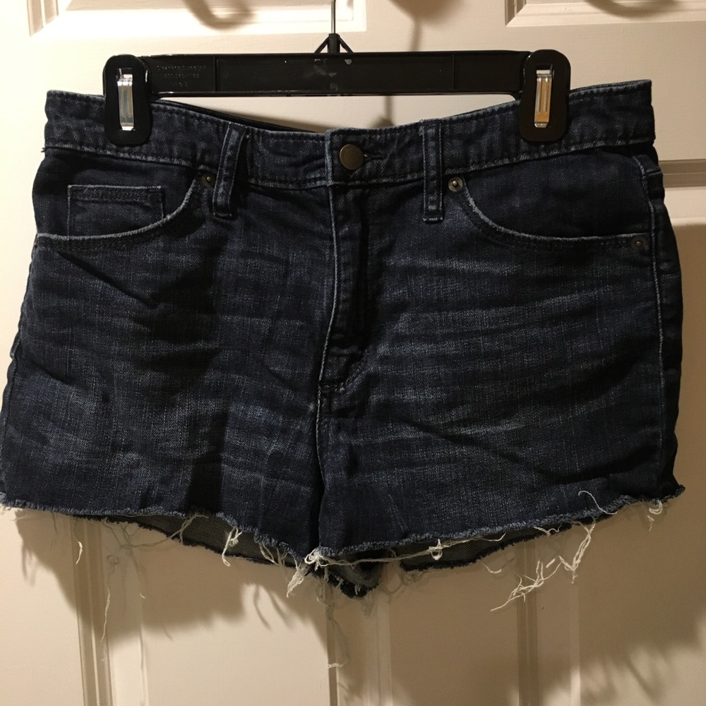 Dark was jean shorts